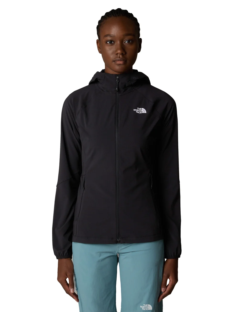 The North Face - W NIMBLE HOODIE - EU - outdoor jackets - black - 0