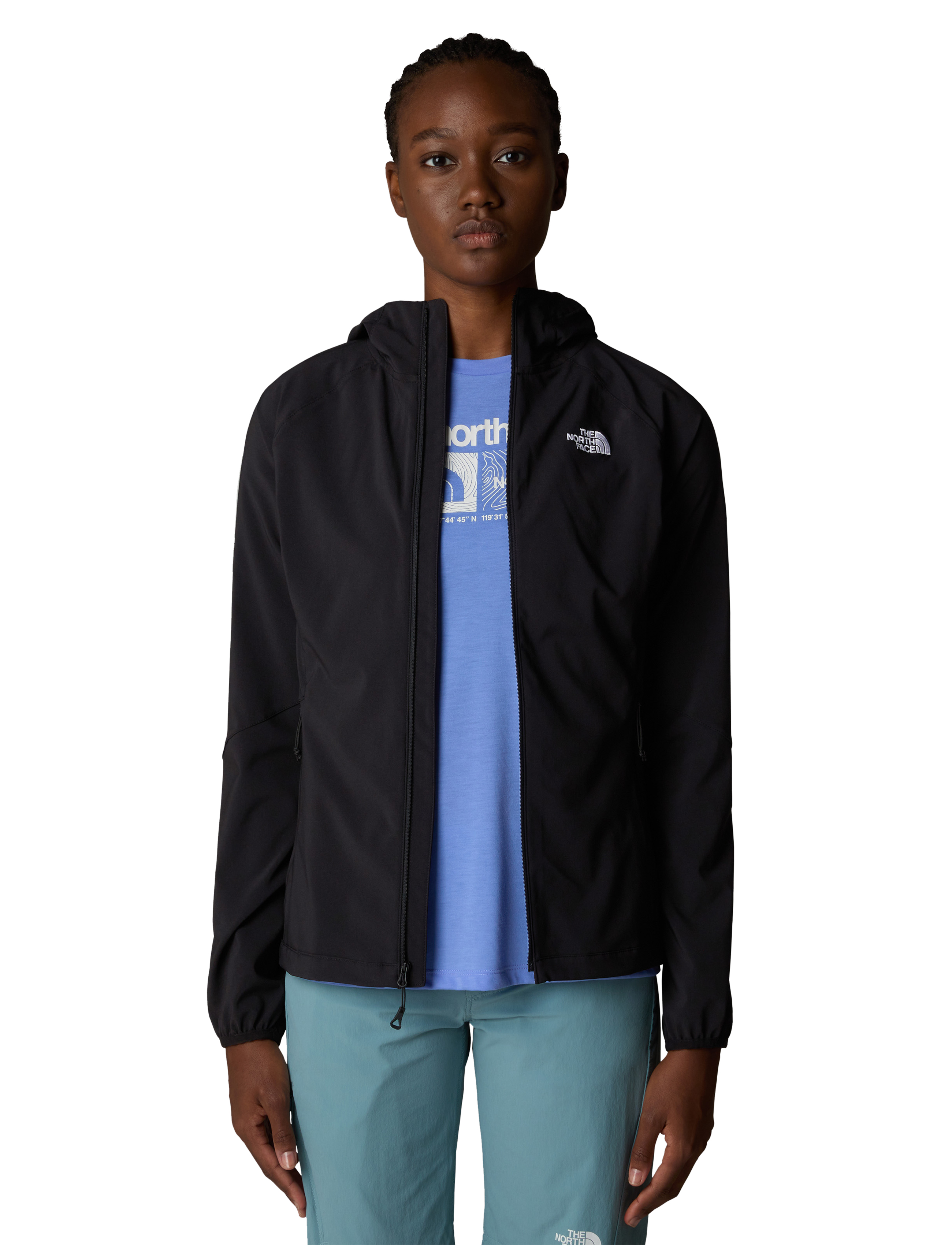 The North Face - W NIMBLE HOODIE - EU - black - 5