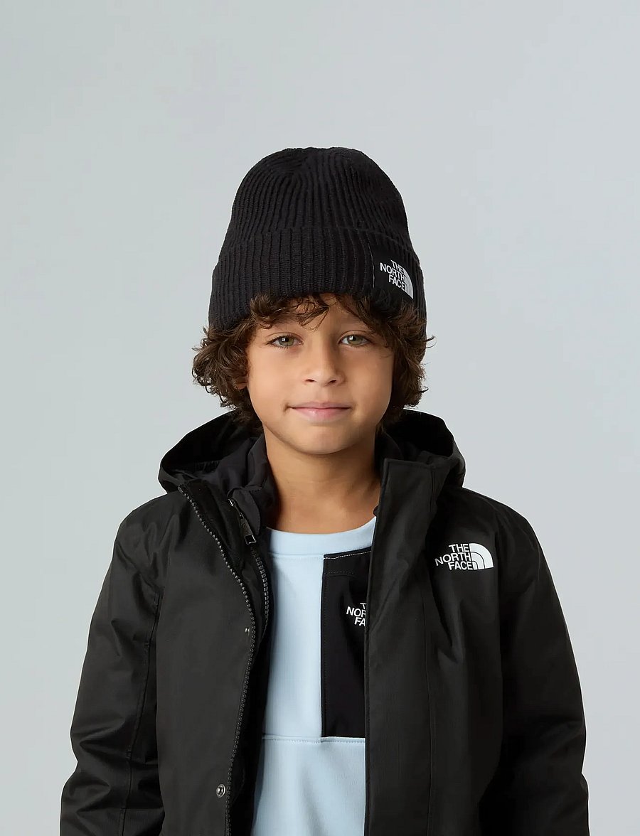 The North Face - KIDS SALTY LINED BEANIE - beanies - tnf black - 0