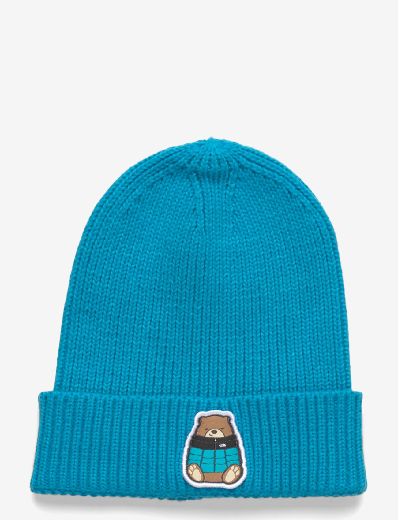 The North Face - KIDS TNF LOGO BOX CUFFED BEANIE - beanies - meridian blue/nuptse be - 1