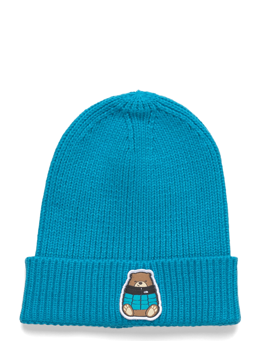 The North Face - KIDS TNF LOGO BOX CUFFED BEANIE - beanies - meridian blue/nuptse be - 1