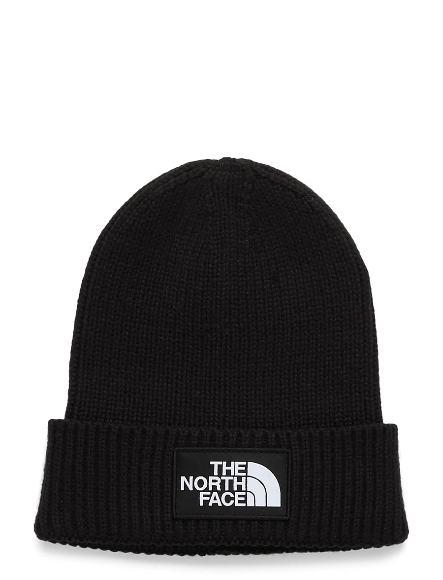 The North Face - KIDS TNF LOGO BOX CUFFED BEANIE - beanies - tnf black - 1