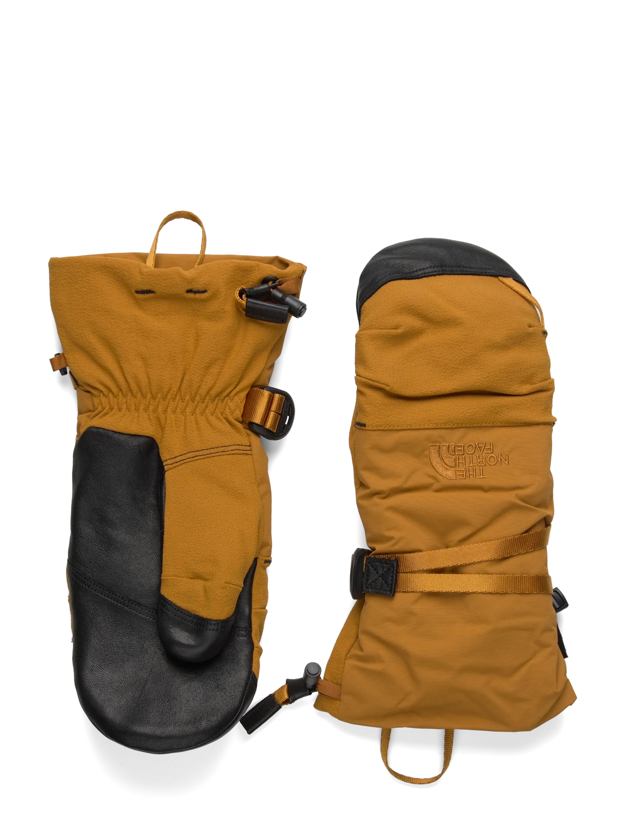 The North Face MONTANA LEATHER WP MITT - Accessories - TIMBER TAN/TIMBER TAN H / black
