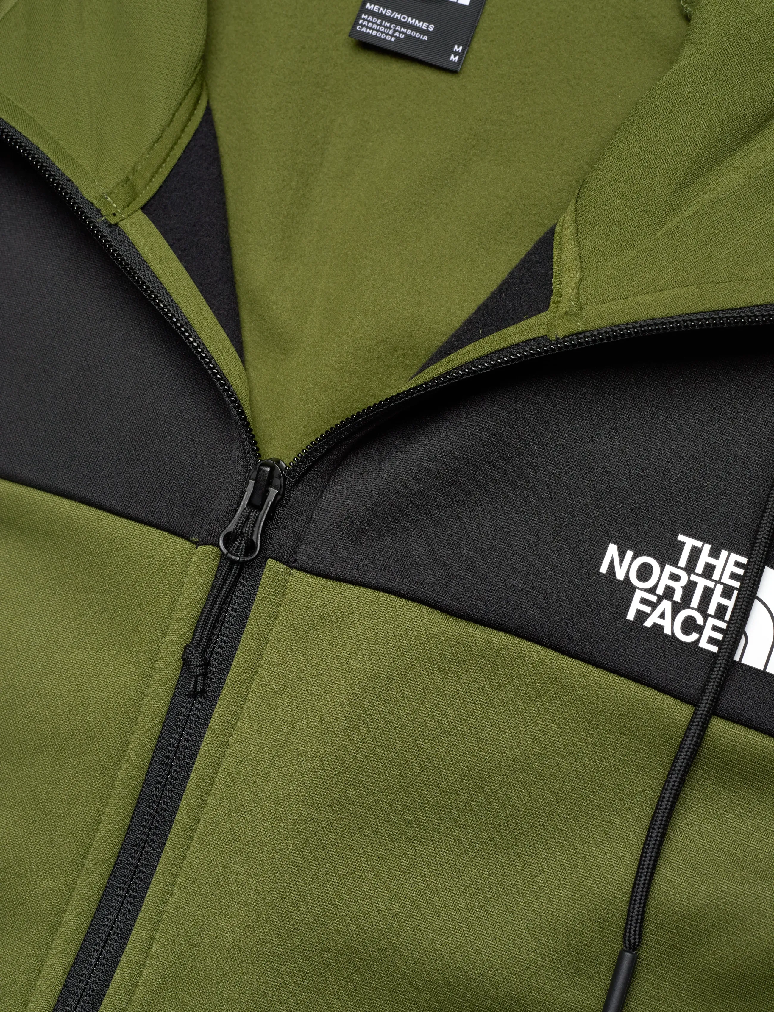 The North Face - M REAXION FLEECE F/Z HOODIE - EU - hettegensere - woodland green/tnf blac - 2