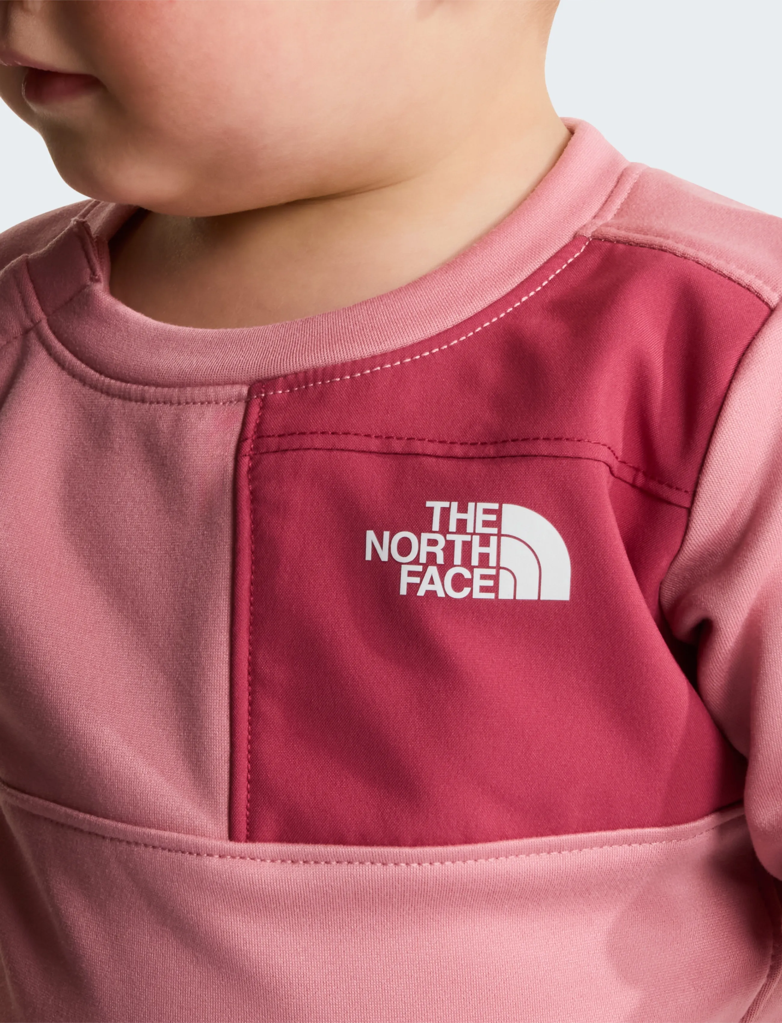The North Face - BABY TNF PERFORMANCE FLEECE SET - tracksuits & 2-piece sets - primrose/fermented clay - 4