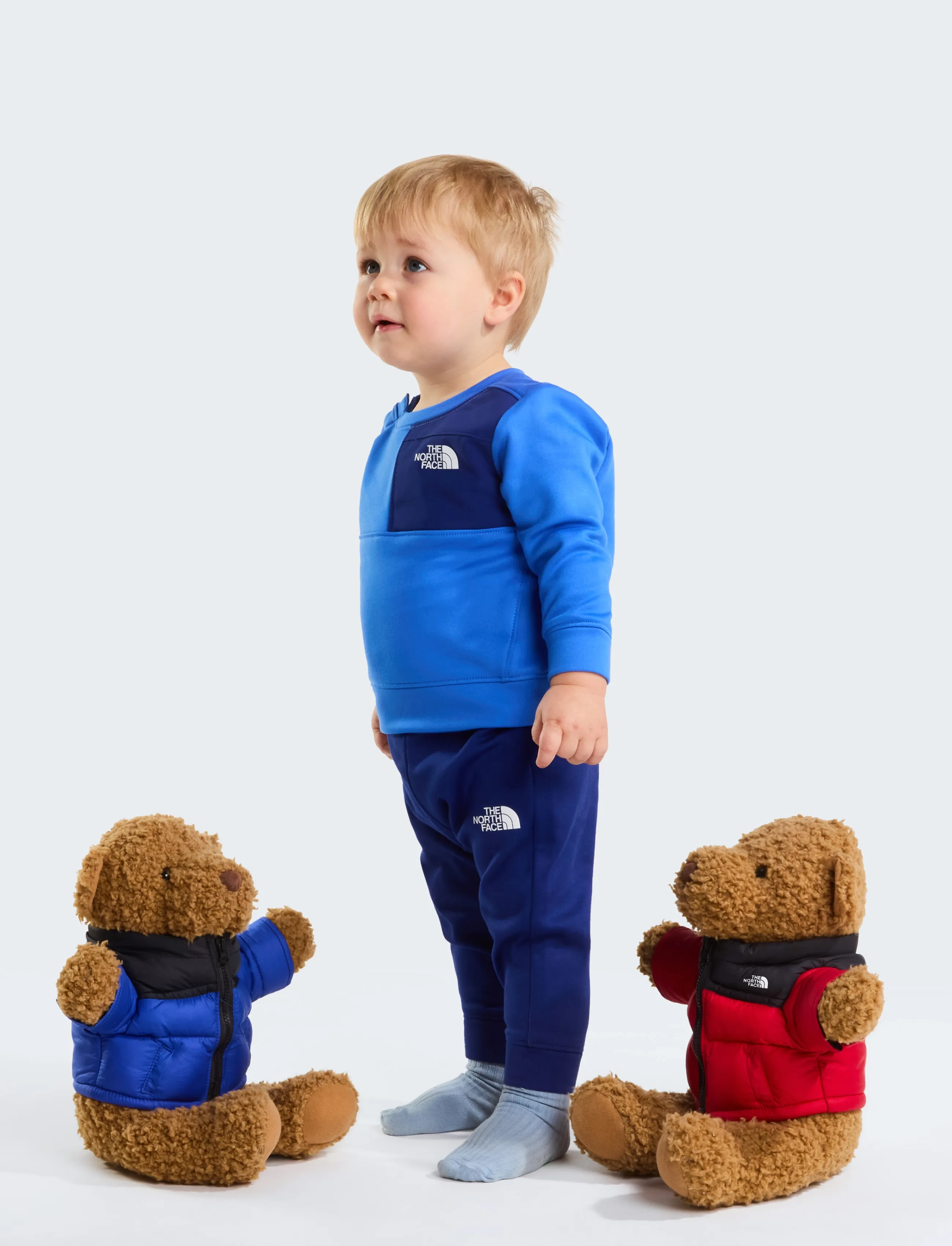 The North Face - BABY TNF PERFORMANCE FLEECE SET - joggingset & tvådelade set - active blue/bold blue - 3