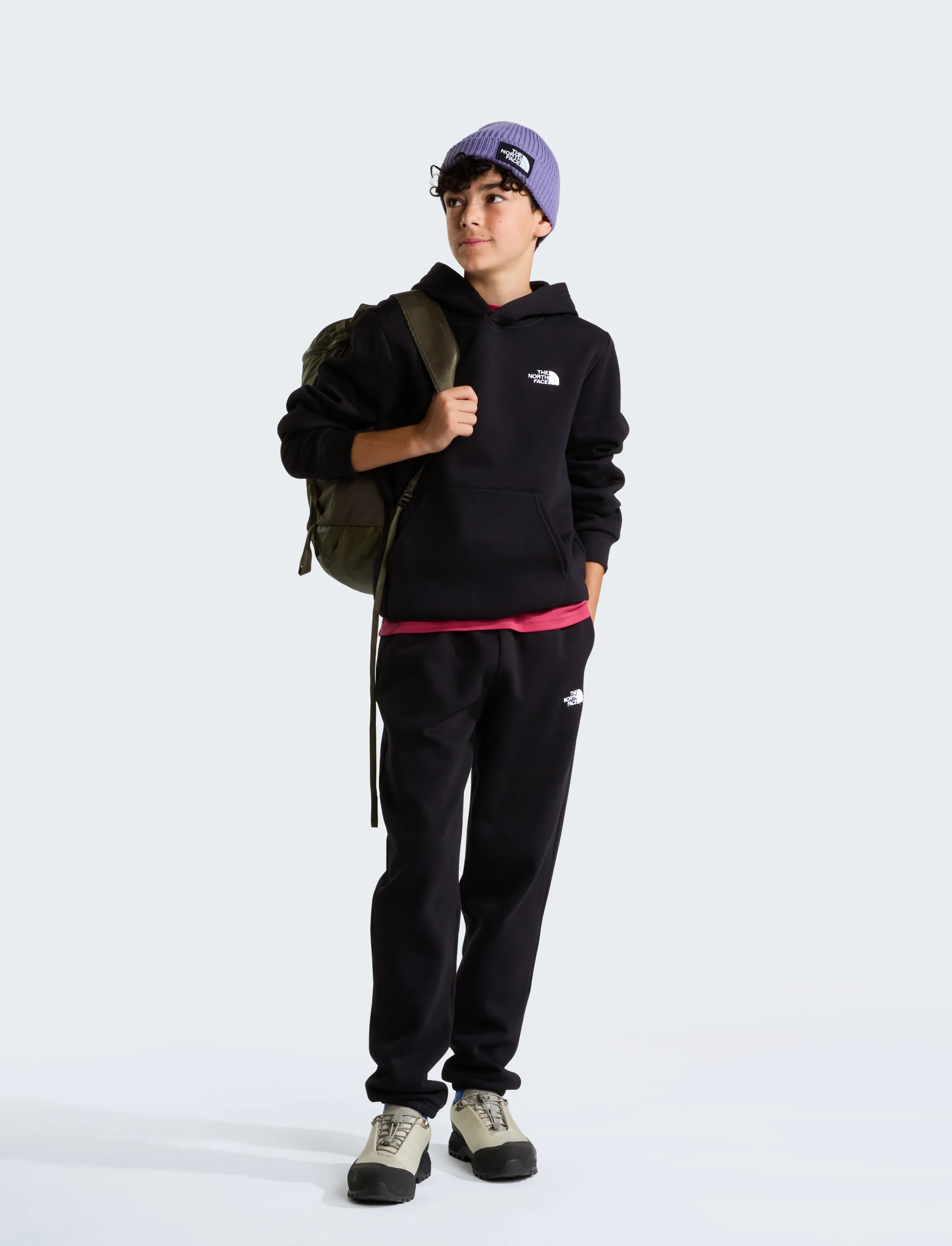 The North Face - TEEN EVOLUTION SIMPLE DOME PULLOVER HOOD - hættetrøjer - tnf black - 3