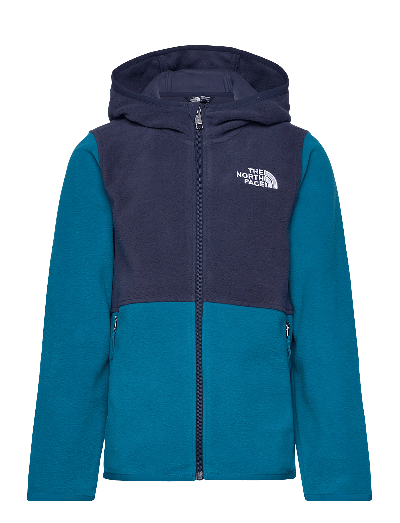 The North Face - TEEN GLACIER FZ HOODIE - jakas ar siltu oderi - dusk blue/summit navy - 0