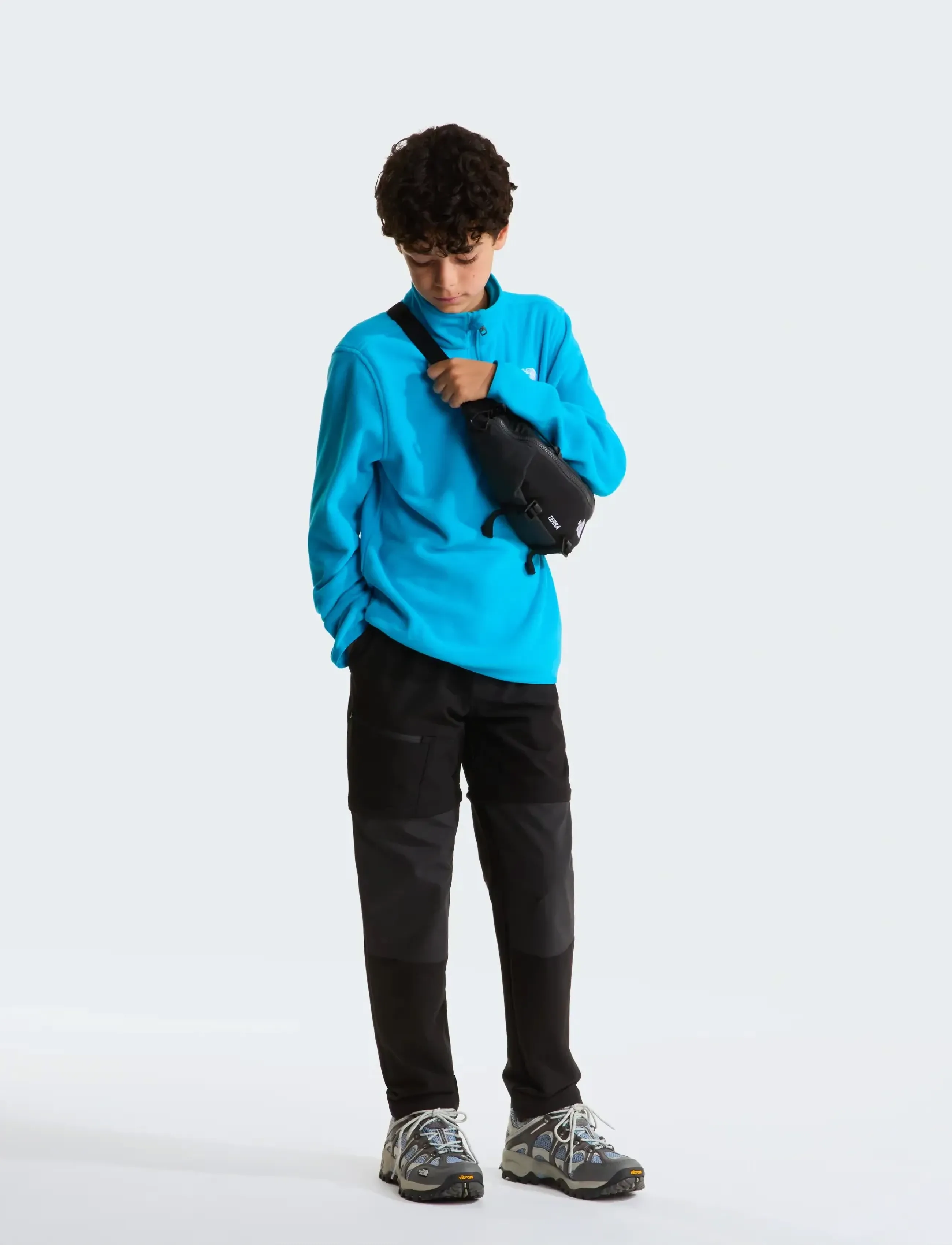 The North Face - TEEN GLACIER 1/4 ZIP PULLOVER - insulated jackets - meridian blue - 3