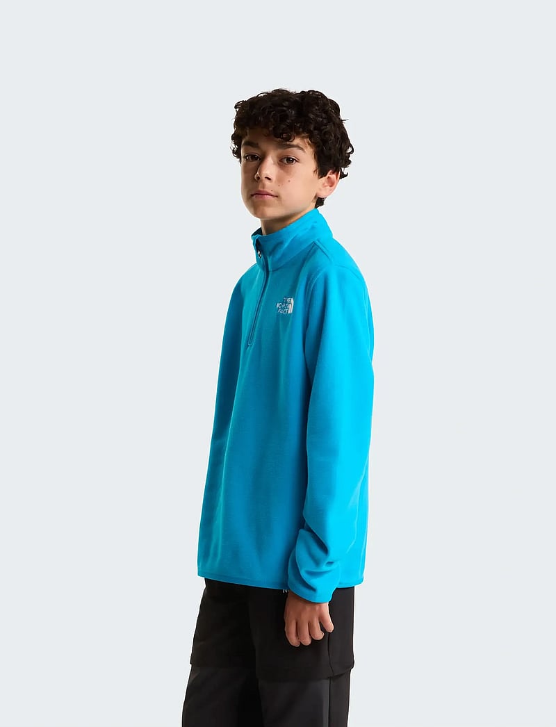 The North Face - TEEN GLACIER 1/4 ZIP PULLOVER - insulated jackets - meridian blue - 4