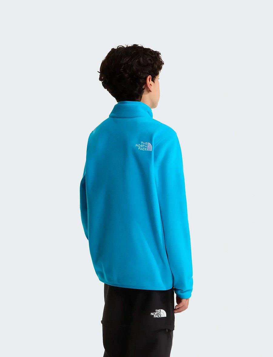 The North Face - TEEN GLACIER 1/4 ZIP PULLOVER - insulated jackets - meridian blue - 5