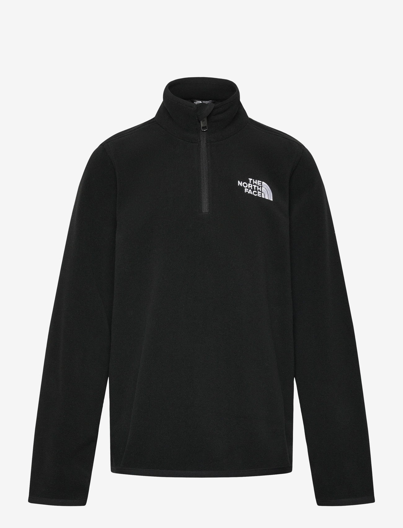 The North Face - TEEN GLACIER 1/4 ZIP PULLOVER - isolerede jakker - tnf black - 1