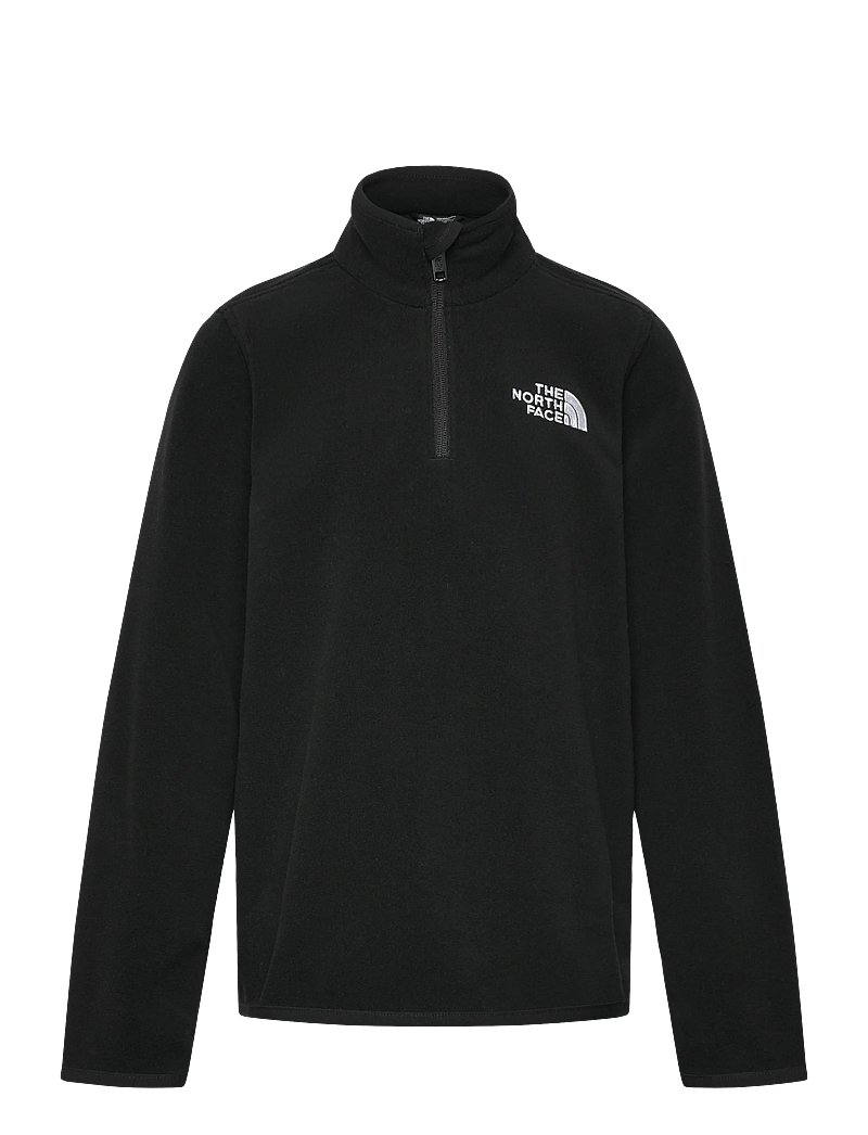 The North Face - TEEN GLACIER 1/4 ZIP PULLOVER - isolerede jakker - tnf black - 1