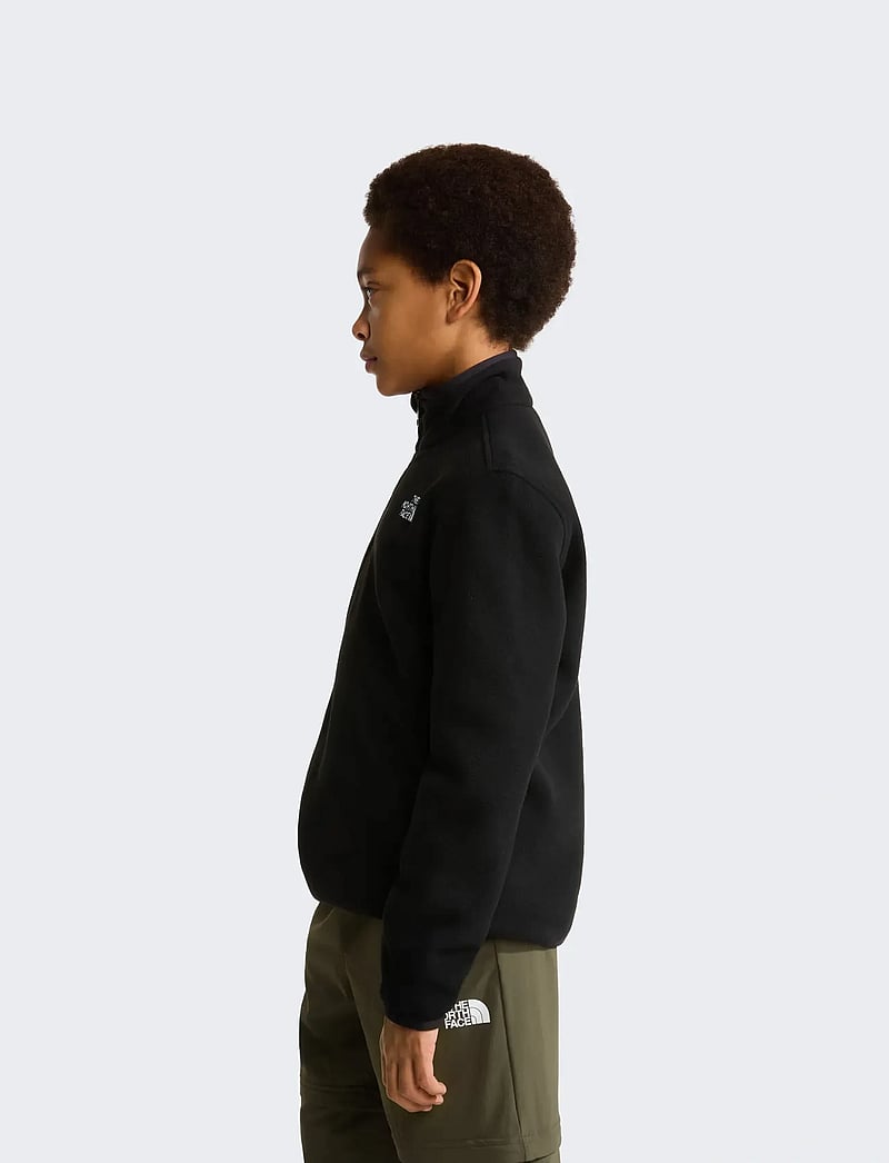 The North Face - TEEN GLACIER 1/4 ZIP PULLOVER - isolerede jakker - tnf black - 4