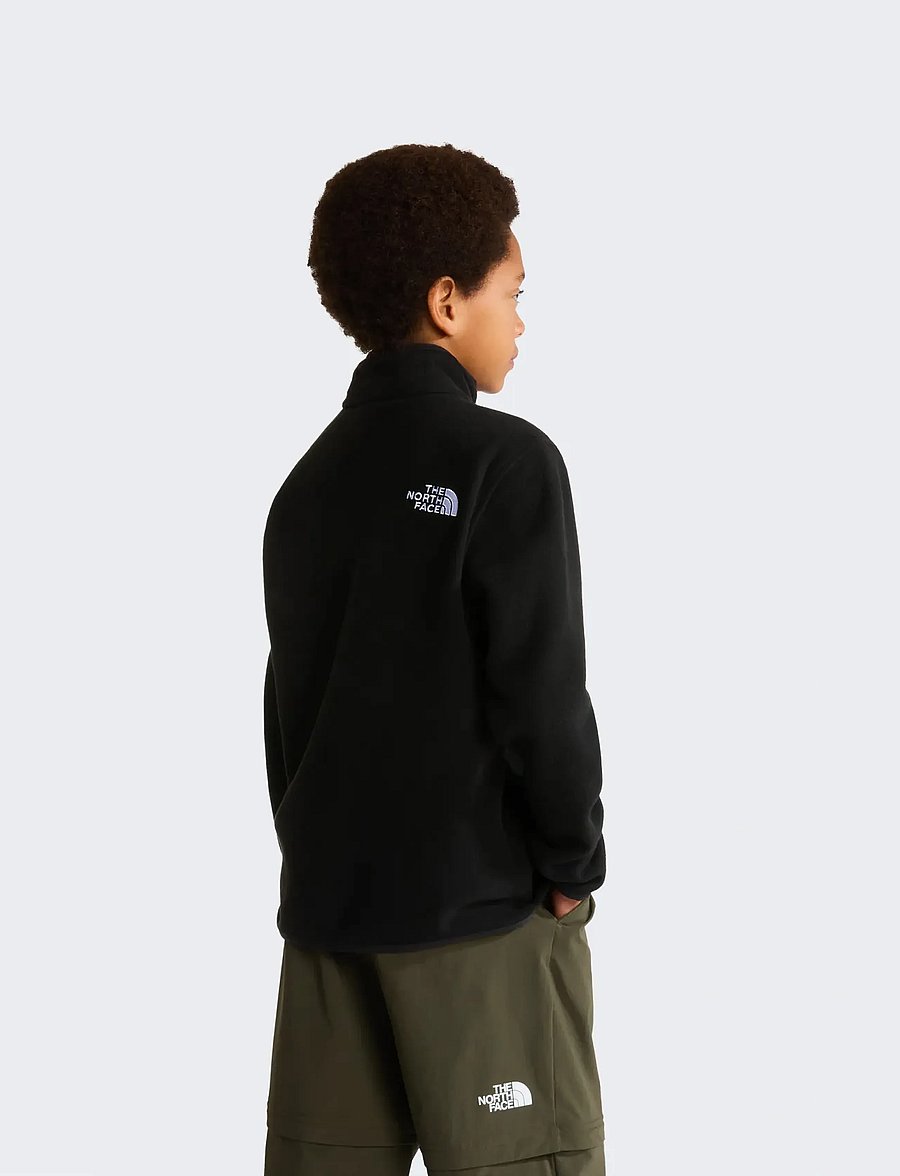 The North Face - TEEN GLACIER 1/4 ZIP PULLOVER - isolerede jakker - tnf black - 5
