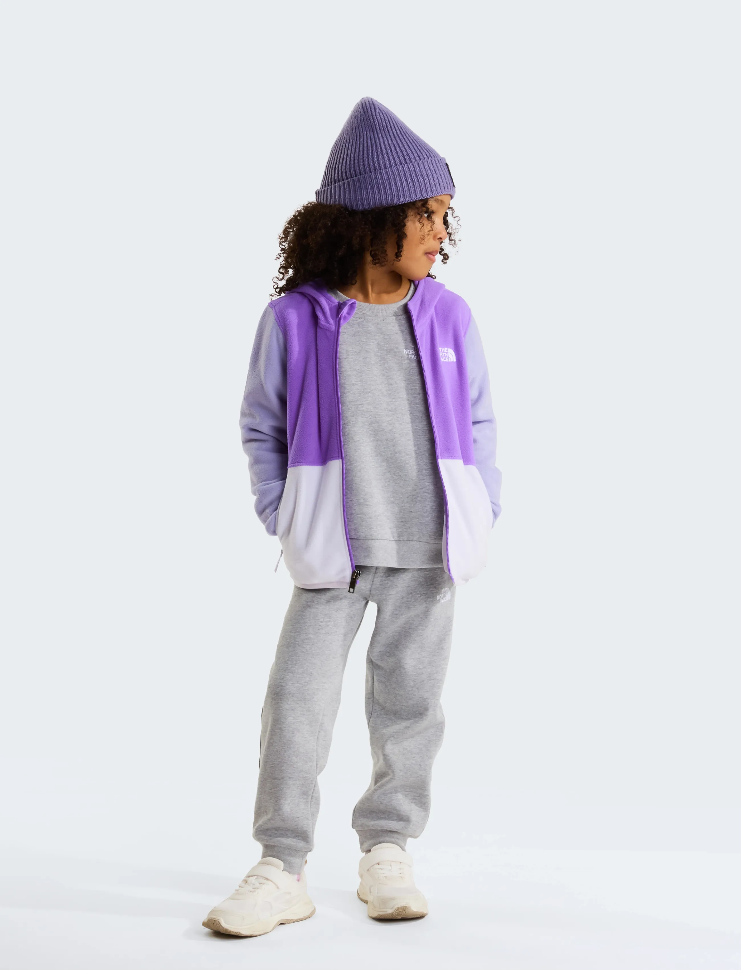 The North Face - KID GLACIER FZ HOODIE - insulated jackets - elevation purple/ice li - 3