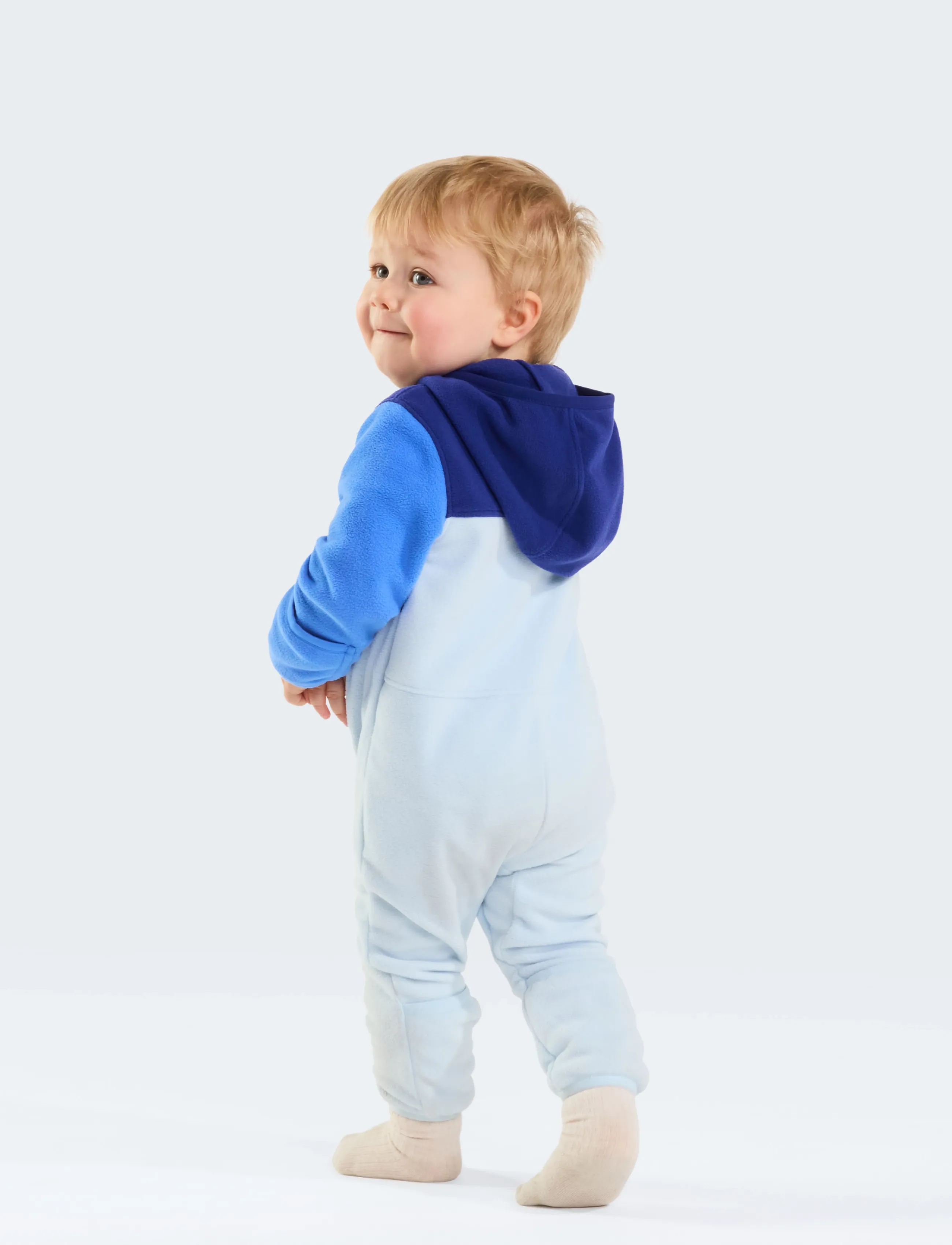 The North Face - BABY GLACIER ONE PIECE - jumpsuits - bold blue/polar haze/ac - 5