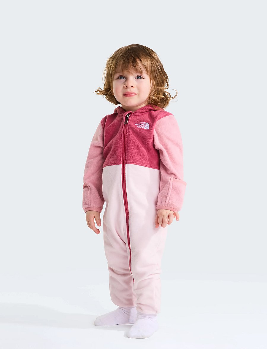 The North Face - BABY GLACIER ONE PIECE - jumpsuits - fermented clay/pale blo - 0