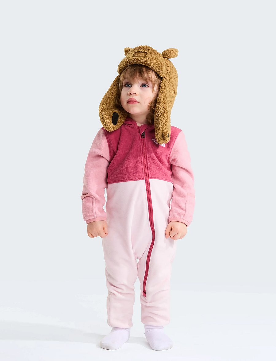 The North Face - BABY GLACIER ONE PIECE - jumpsuits - fermented clay/pale blo - 3