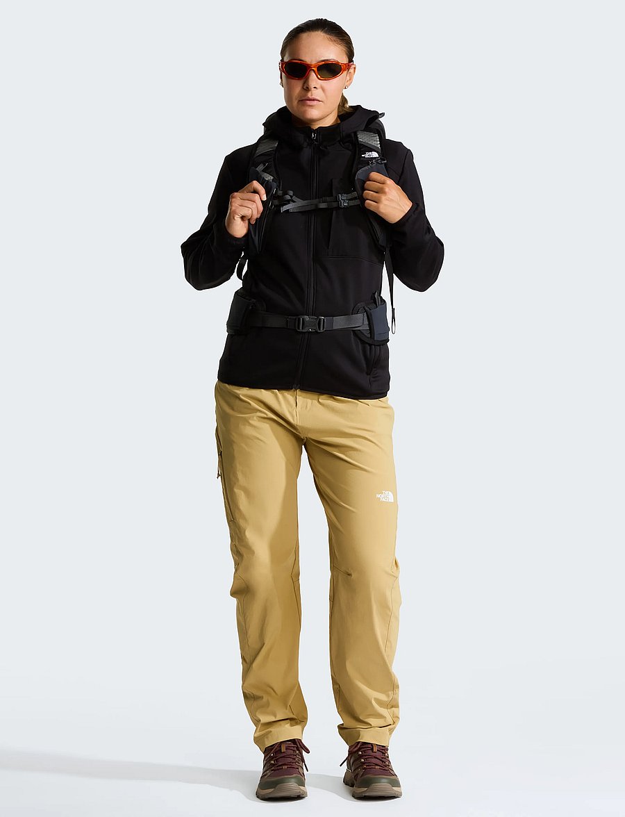 The North Face - W TNF PERFORMANCE FLEECE FULL ZIP HOODIE - huvtröjor - tnf black - 3