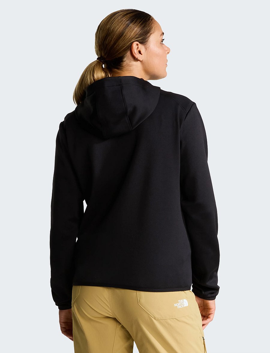 The North Face - W TNF PERFORMANCE FLEECE FULL ZIP HOODIE - huvtröjor - tnf black - 5