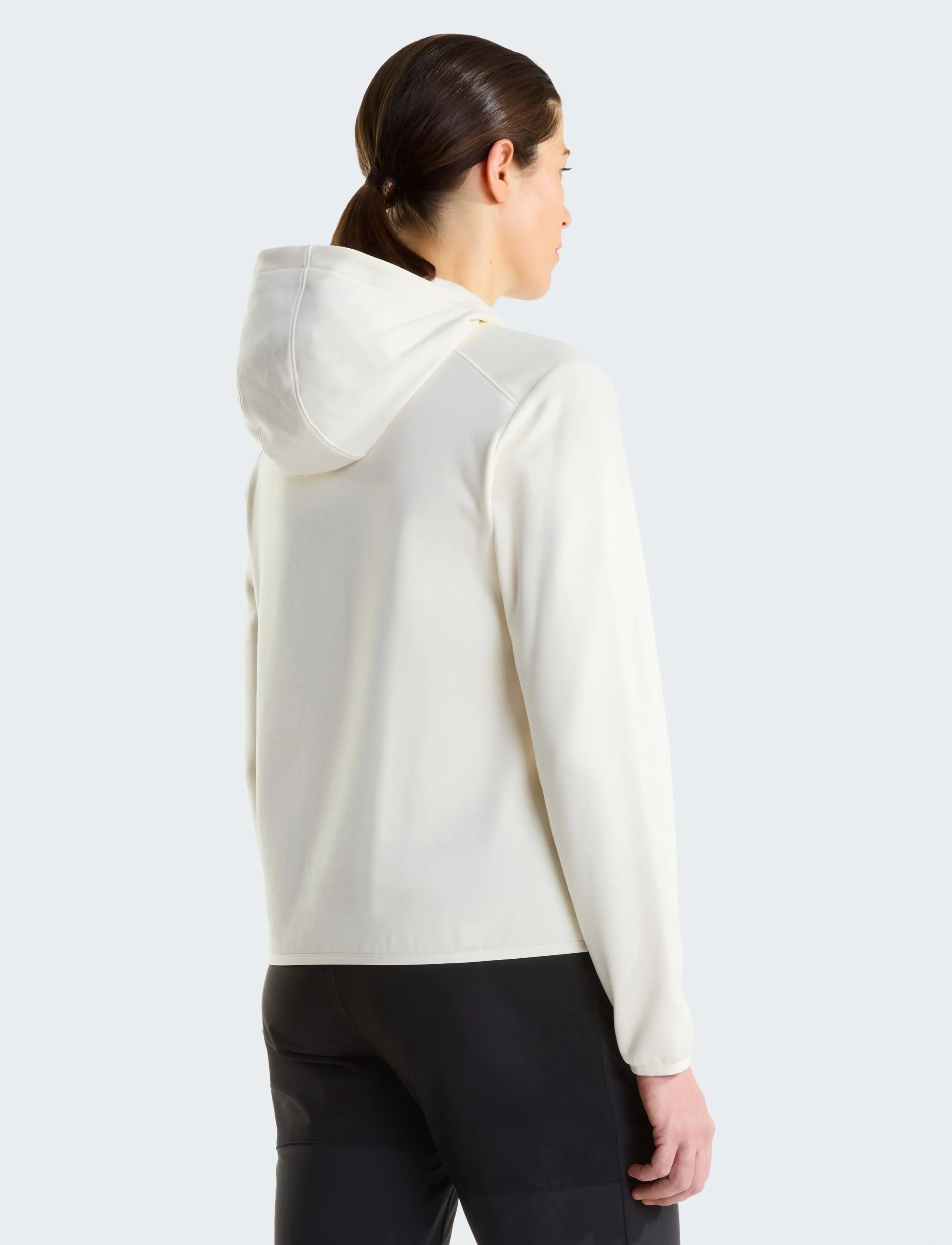 The North Face - W TNF PERFORMANCE FLEECE FULL ZIP HOODIE - white dune light heathe - 3