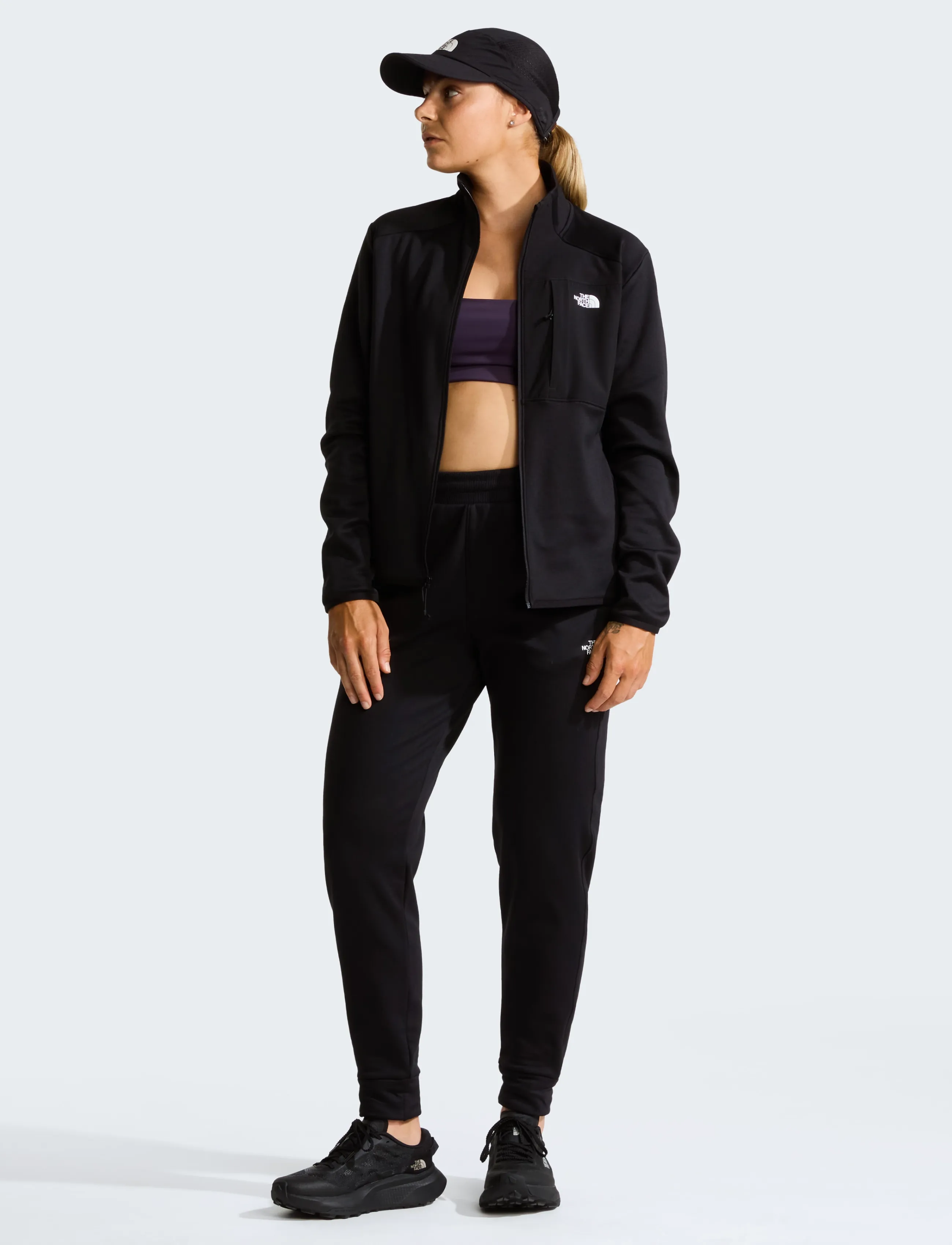The North Face - W TNF PERFORMANCE FLEECE SW PANT - trainingshosen - tnf black - 3