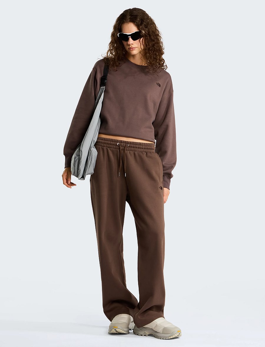 The North Face - W TNF ESSENTIAL SIMPLE DOME STRAIGHT LEG - träningsbyxor - smokey brown - 5