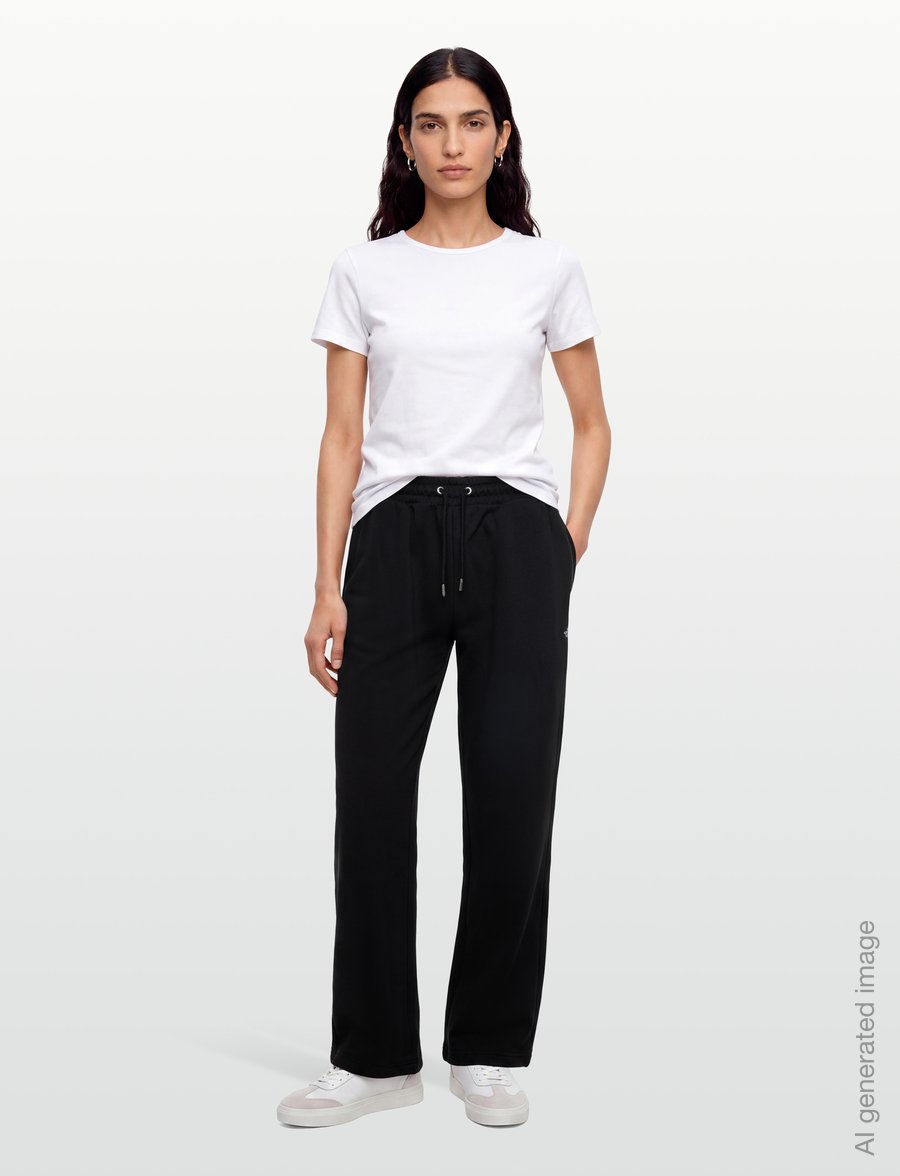 The North Face - W TNF ESSENTIAL SIMPLE DOME STRAIGHT LEG - träningsbyxor - tnf black - 0