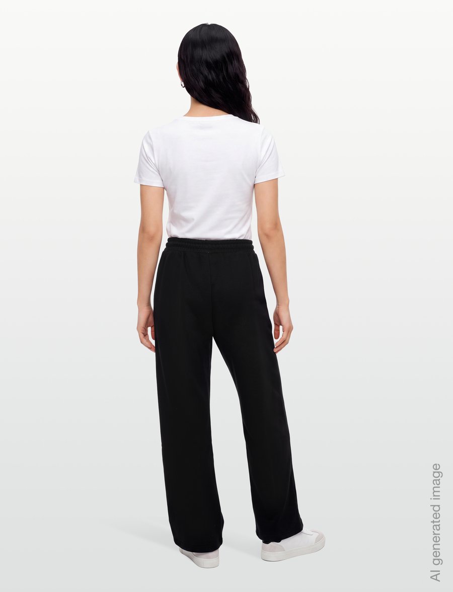 The North Face - W TNF ESSENTIAL SIMPLE DOME STRAIGHT LEG - träningsbyxor - tnf black - 4