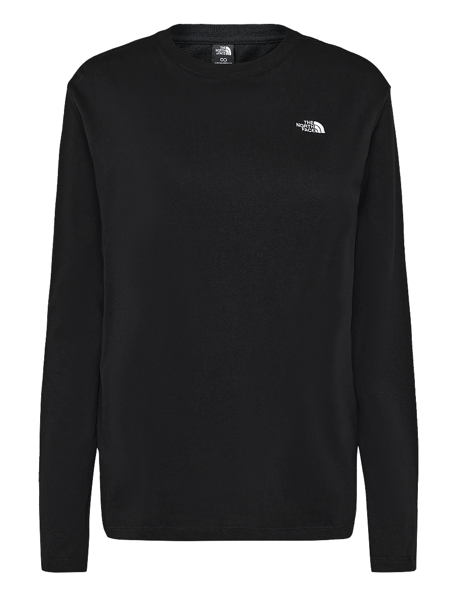 The North Face - W TNF ESSENTIAL SIMPLE DOME RLX LONG SLE - langarmshirts - tnf black - 1