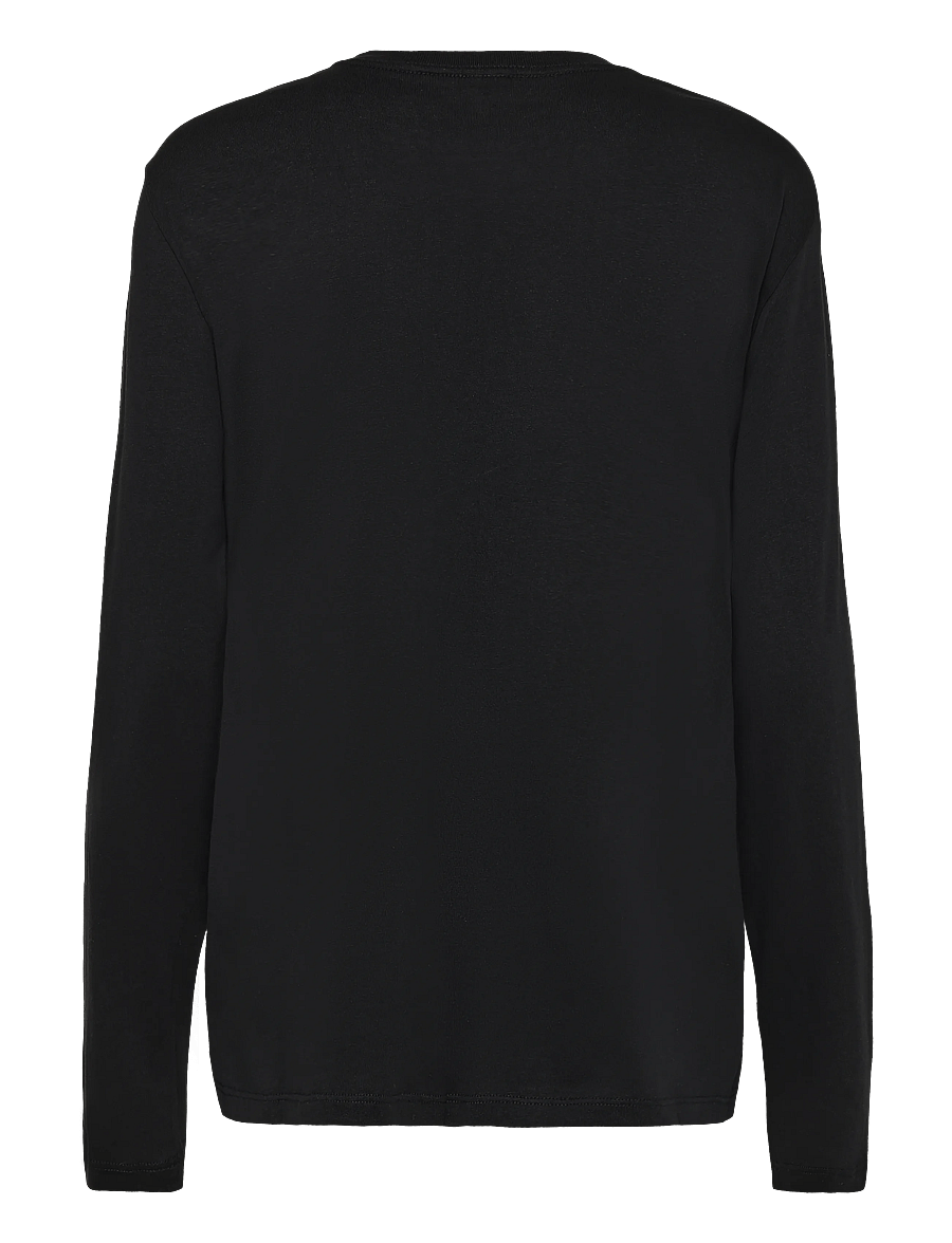 The North Face - W TNF ESSENTIAL SIMPLE DOME RLX LONG SLE - langarmshirts - tnf black - 2