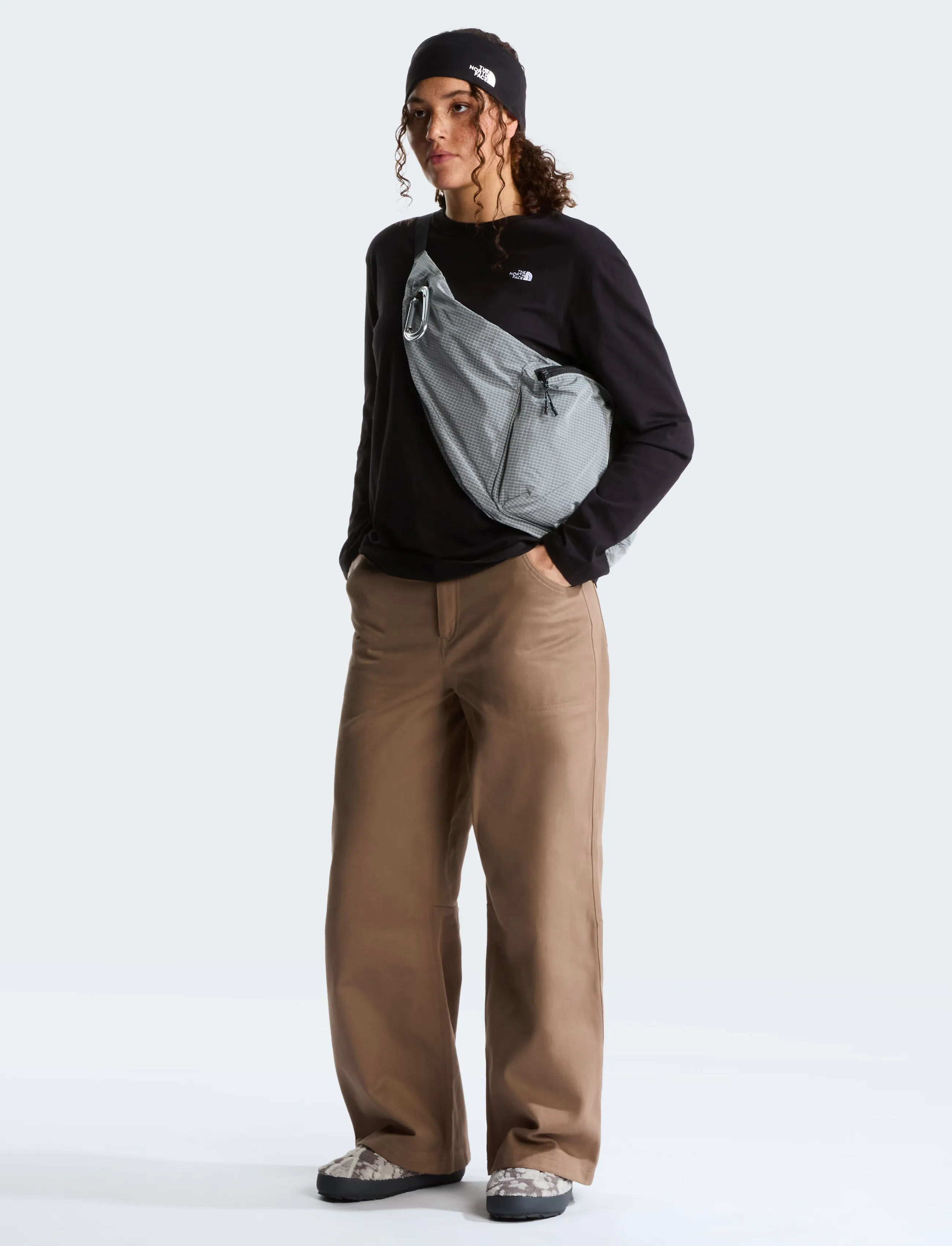 The North Face - W TNF ESSENTIAL SIMPLE DOME RLX LONG SLE - langarmshirts - tnf black - 3