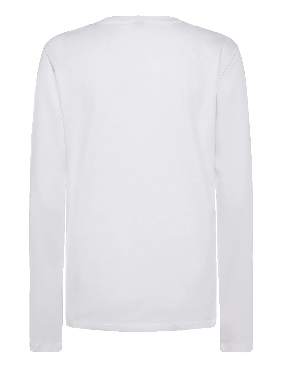 The North Face - W TNF ESSENTIAL SIMPLE DOME RLX LONG SLE - pikkade varrukatega alussärgid - tnf white - 2