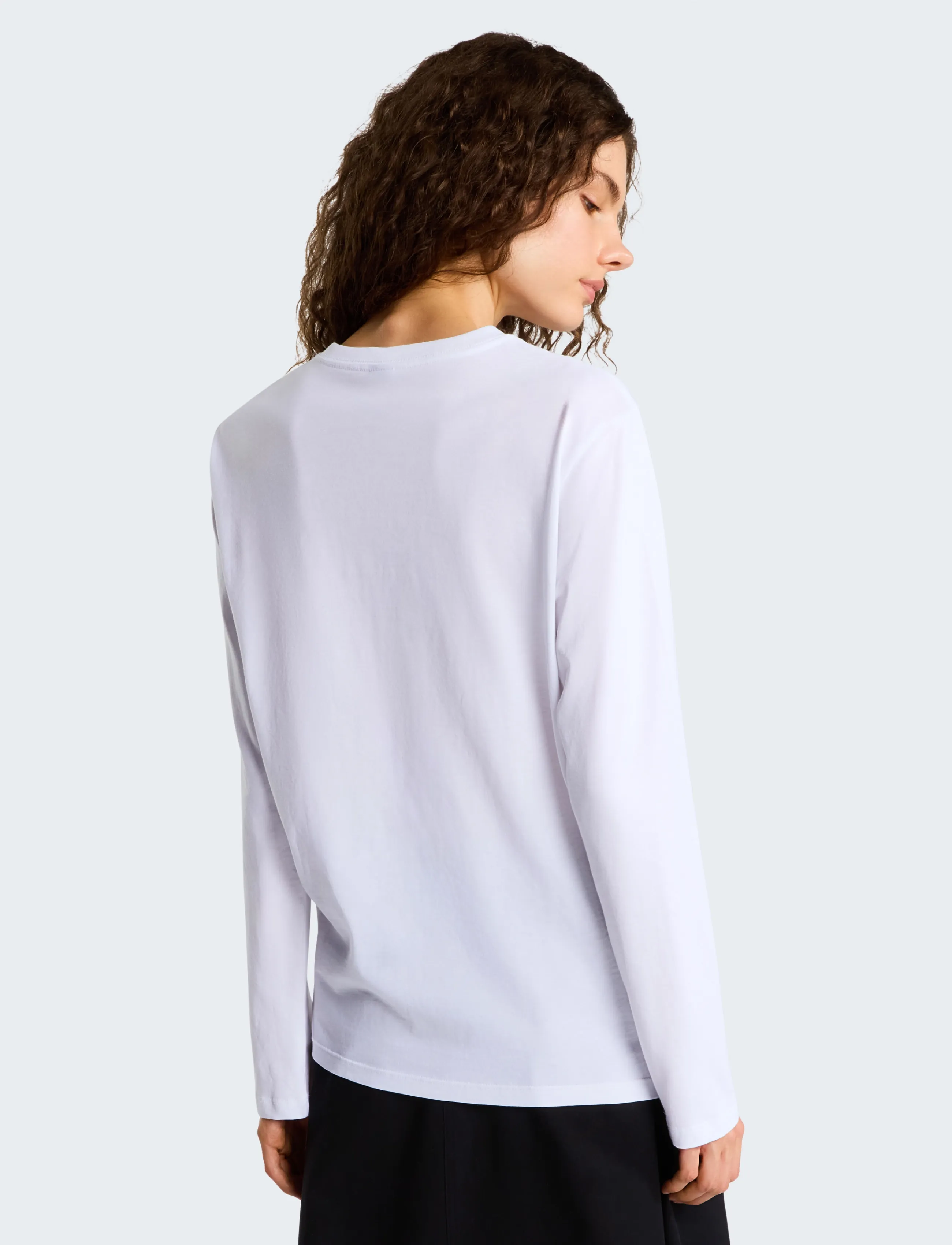 The North Face - W TNF ESSENTIAL SIMPLE DOME RLX LONG SLE - die niedrigsten preise - tnf white - 5