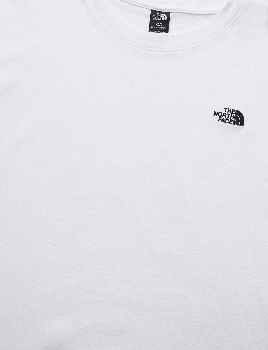 The North Face - W TNF ESSENTIAL SIMPLE DOME RLX LONG SLE - pikkade varrukatega alussärgid - tnf white - 5