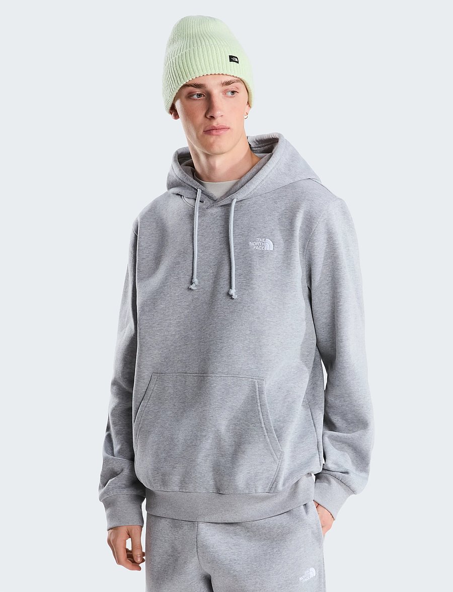The North Face - M EVOLUTION SIMPLE DOME REGULAR HOODIE - sweatshirts - tnf pale grey heather - 0