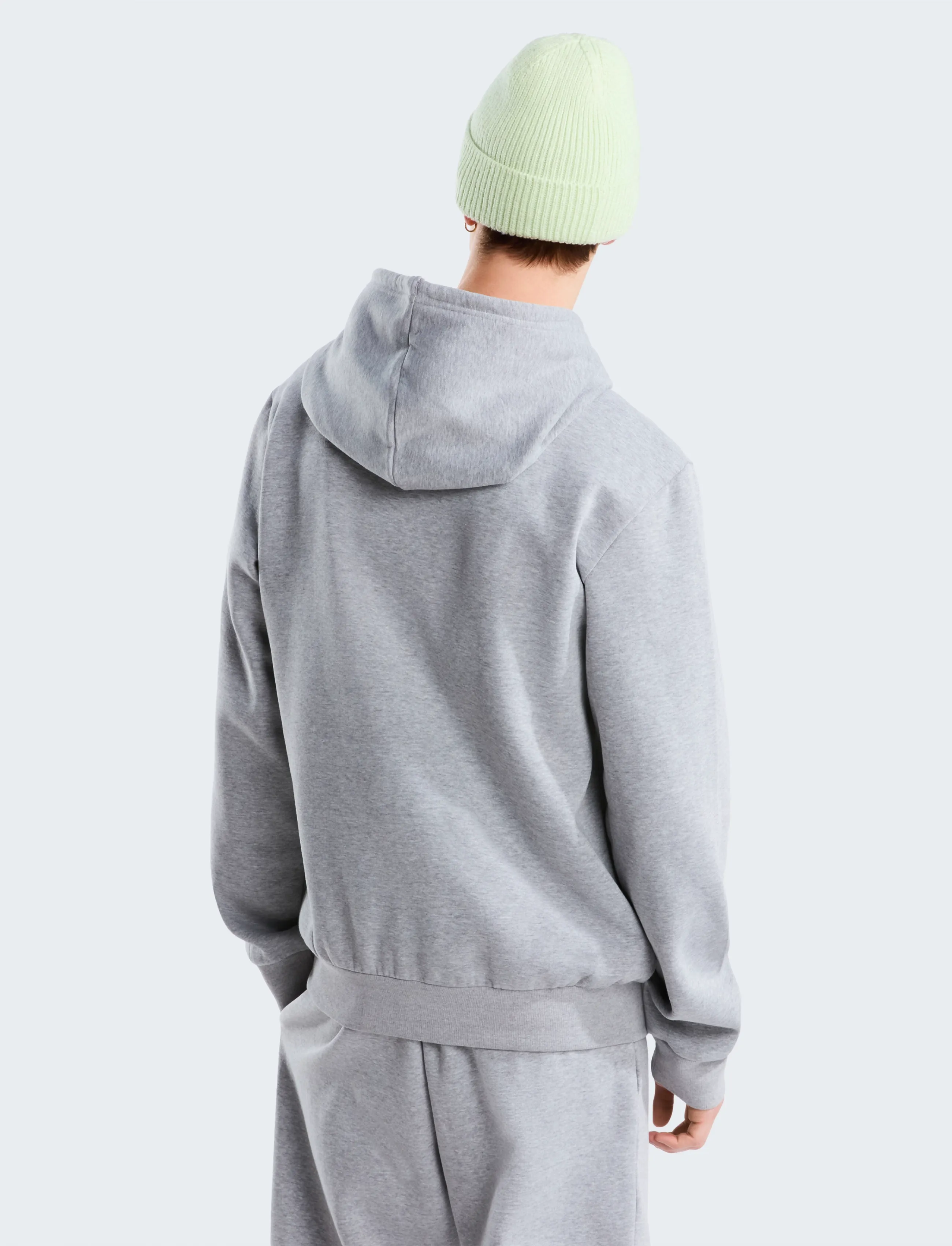 The North Face - M EVOLUTION SIMPLE DOME REGULAR HOODIE - sweatshirts - tnf pale grey heather - 5