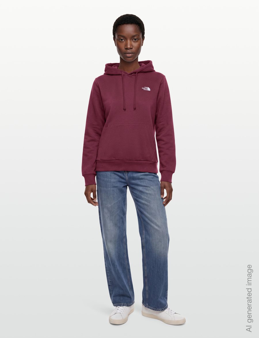The North Face - W EVOLUTION SIMPLE DOME REGULAR HOODIE - sweatshirts - burgundy crush - 0