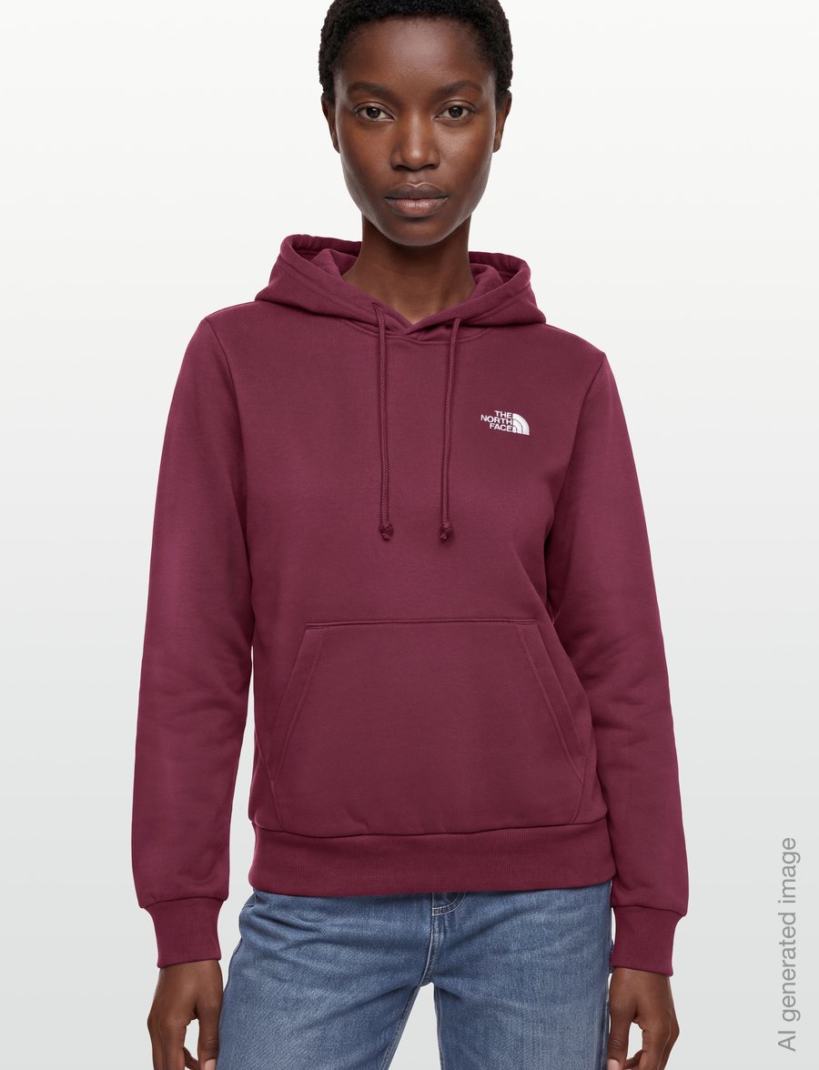 The North Face - W EVOLUTION SIMPLE DOME REGULAR HOODIE - sweatshirts - burgundy crush - 3