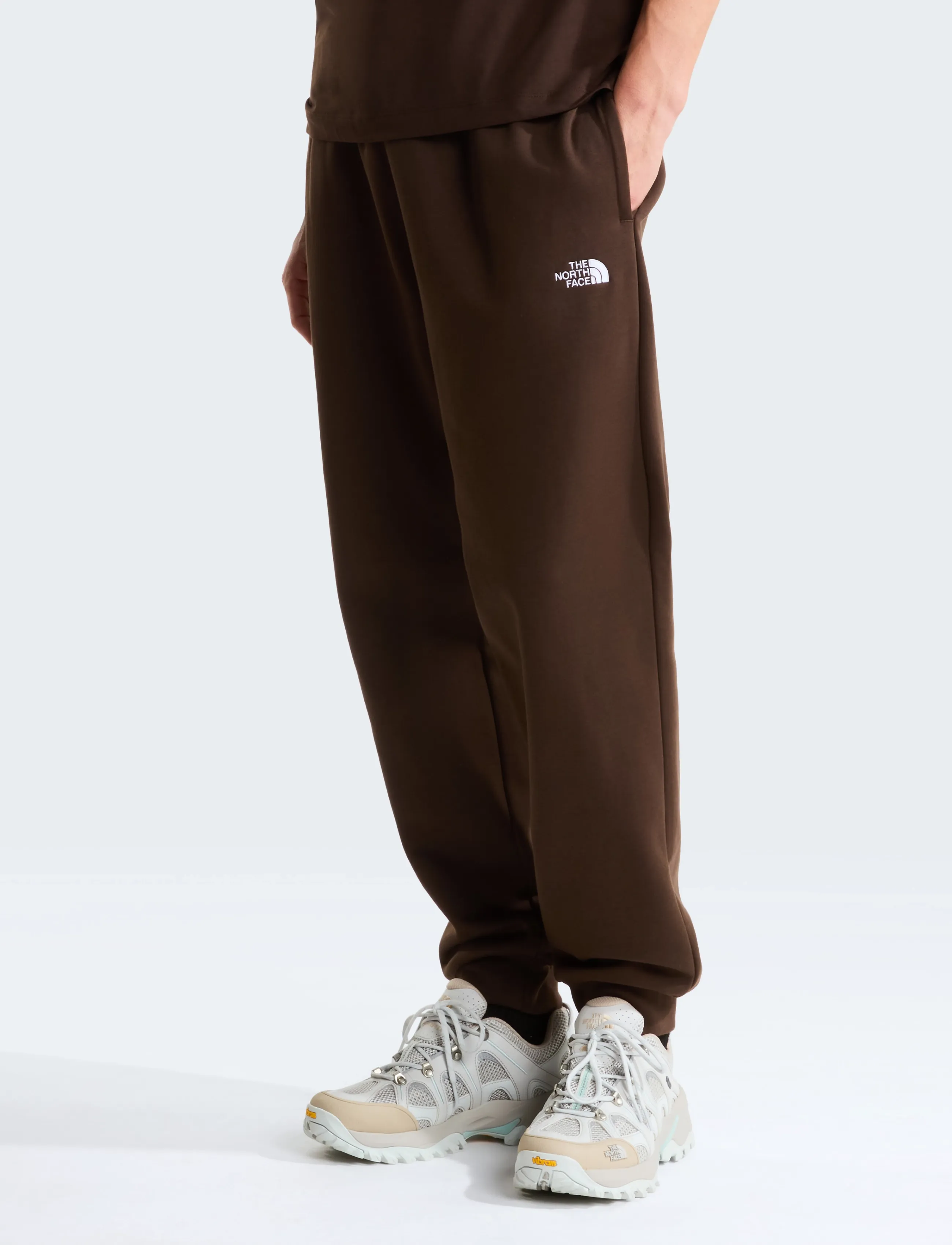 The North Face M Evolution Simple Dome Regular Jogger, Mænd, Almindelige Joggingbukser, Brun, Str: XXL