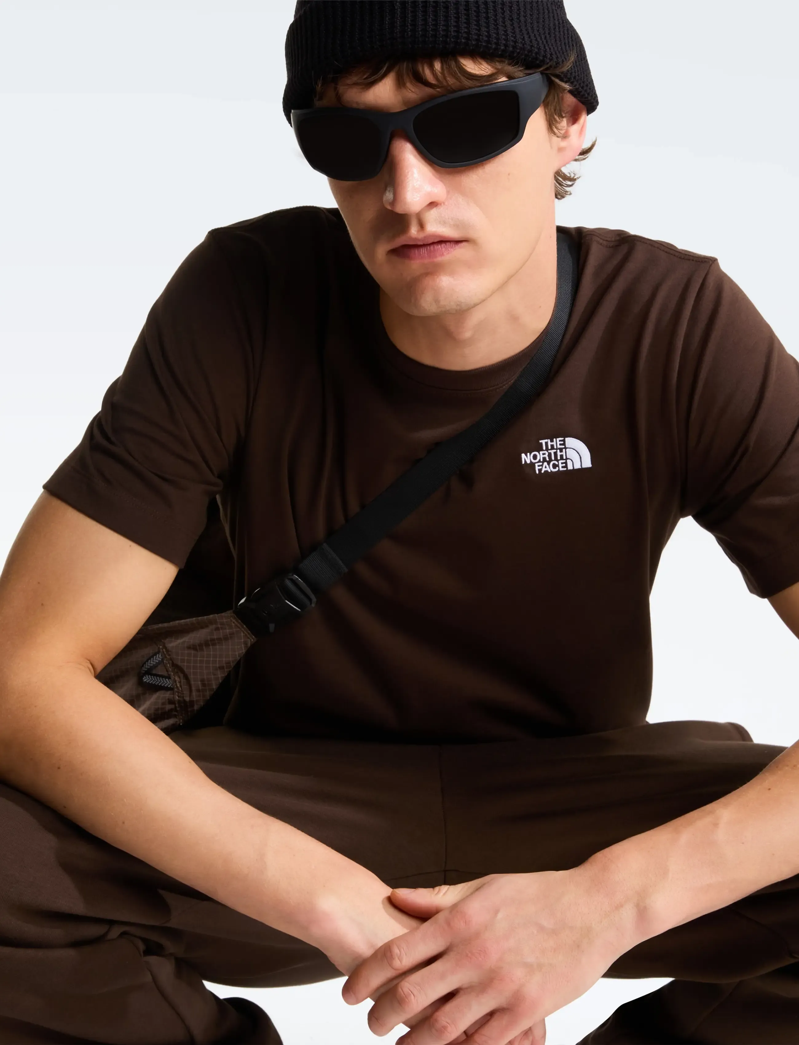 The North Face M EVOLUTION SIMPLE DOME REGULAR JOGGER - Tänavastiil - DARK CHESTNUT / brown