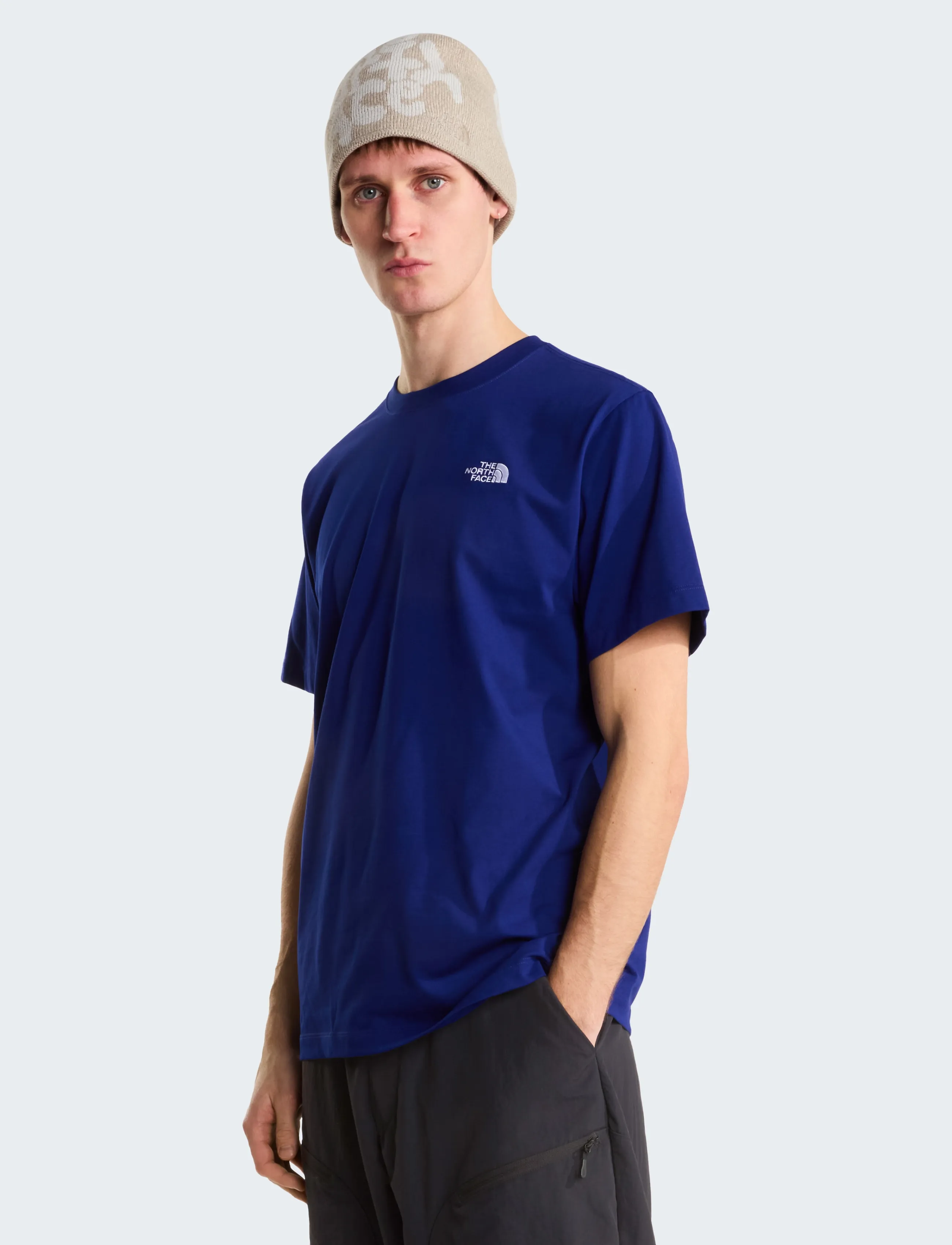 The North Face M EVOLUTION SIMPLE DOME REGULAR SHORT SL - T-Shirts - BOLD BLUE / navy