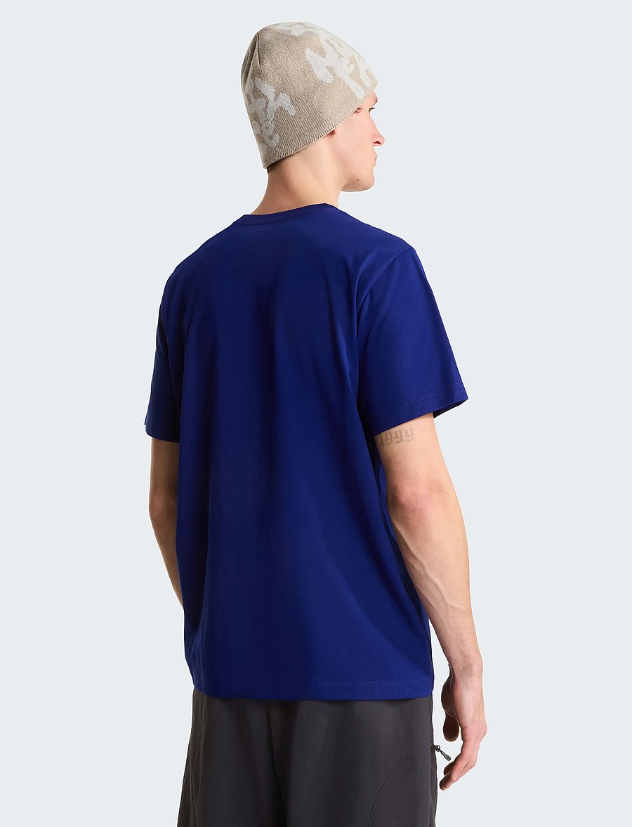 The North Face - M EVOLUTION SIMPLE DOME REGULAR SHORT SL - oberteile & t-shirts - bold blue - 5