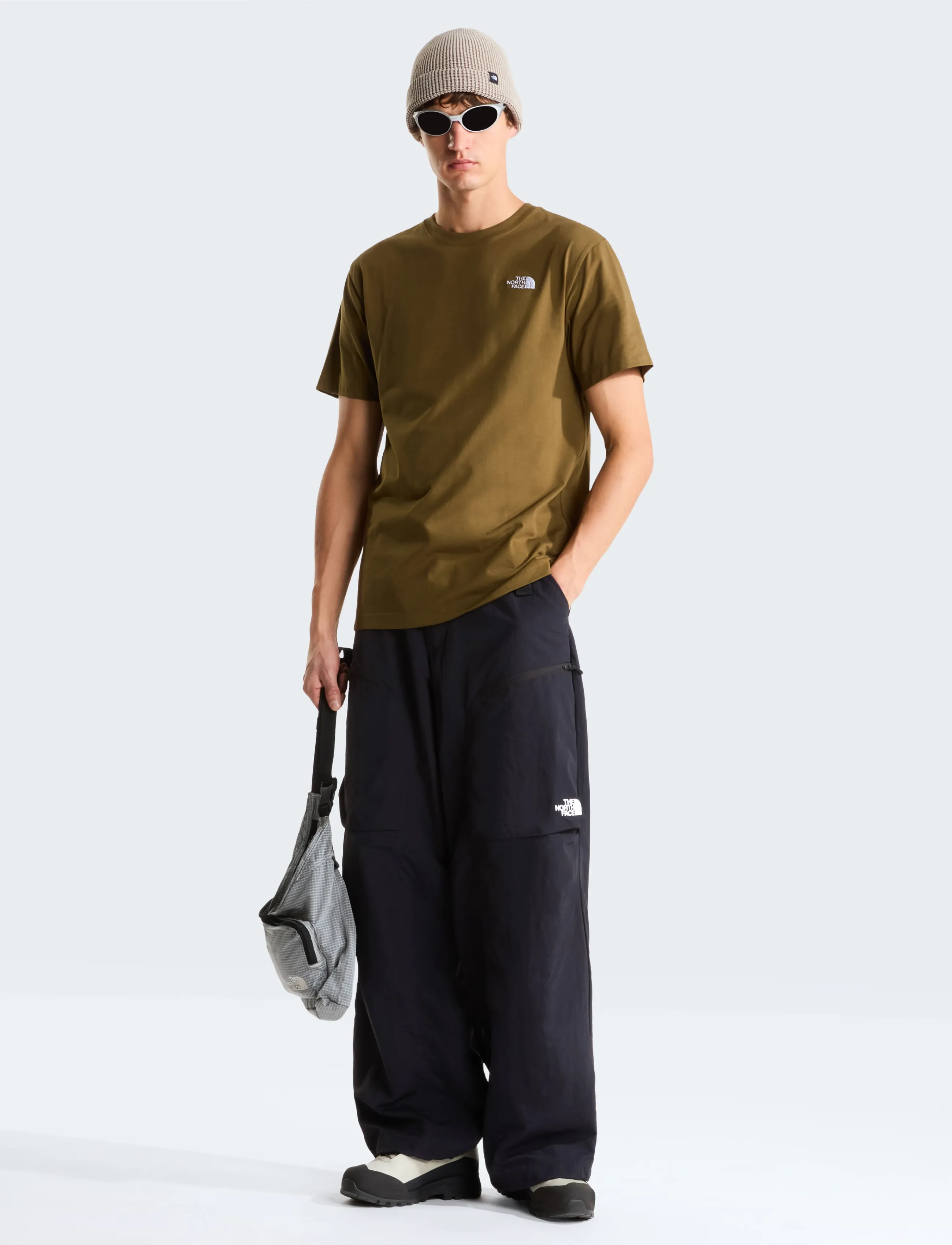 The North Face - M EVOLUTION SIMPLE DOME REGULAR SHORT SL - t-shirts - caraway seed - 3