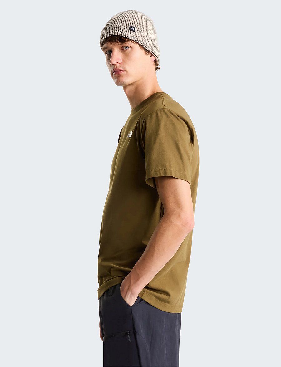 The North Face - M EVOLUTION SIMPLE DOME REGULAR SHORT SL - oberteile & t-shirts - caraway seed - 4