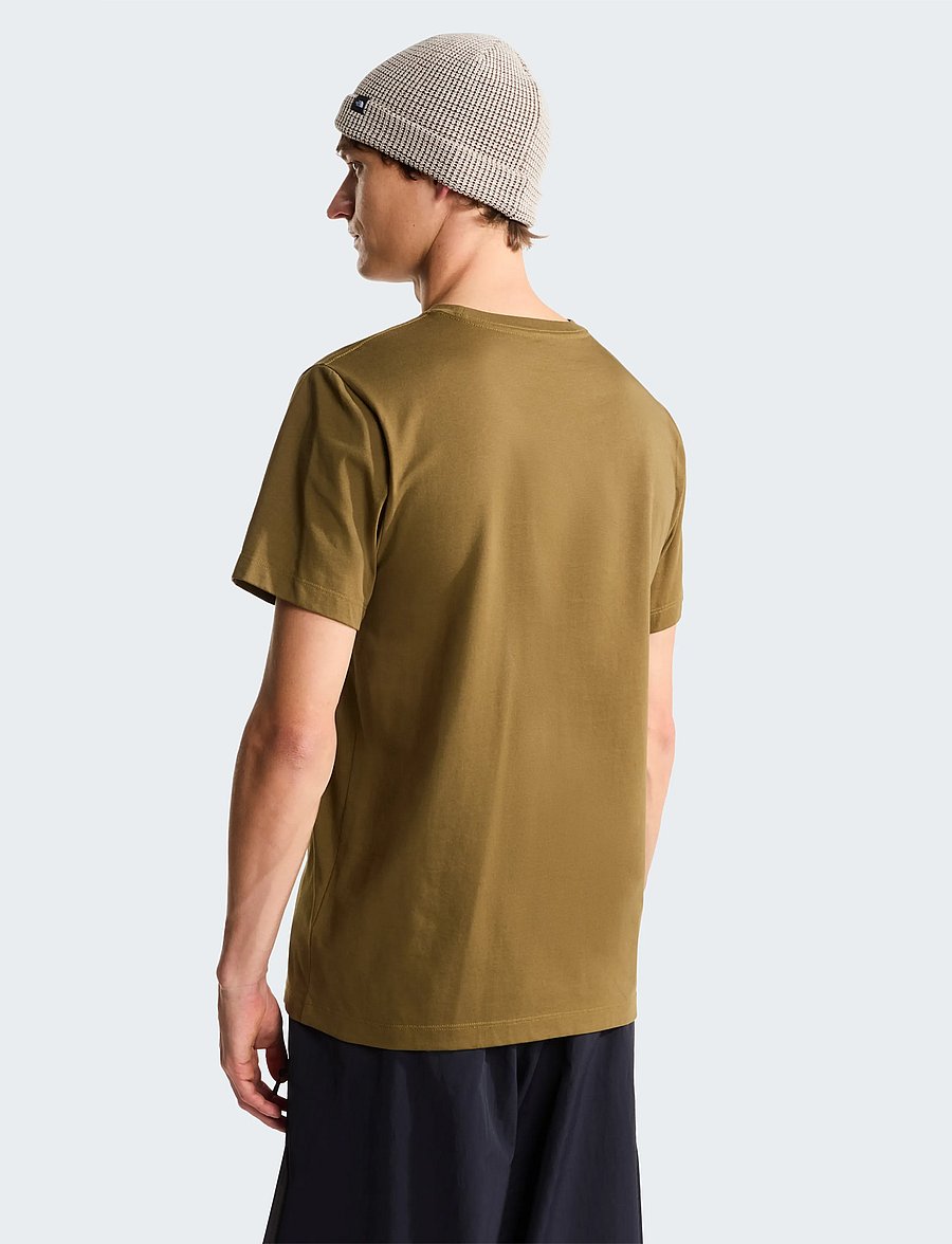 The North Face - M EVOLUTION SIMPLE DOME REGULAR SHORT SL - oberteile & t-shirts - caraway seed - 5