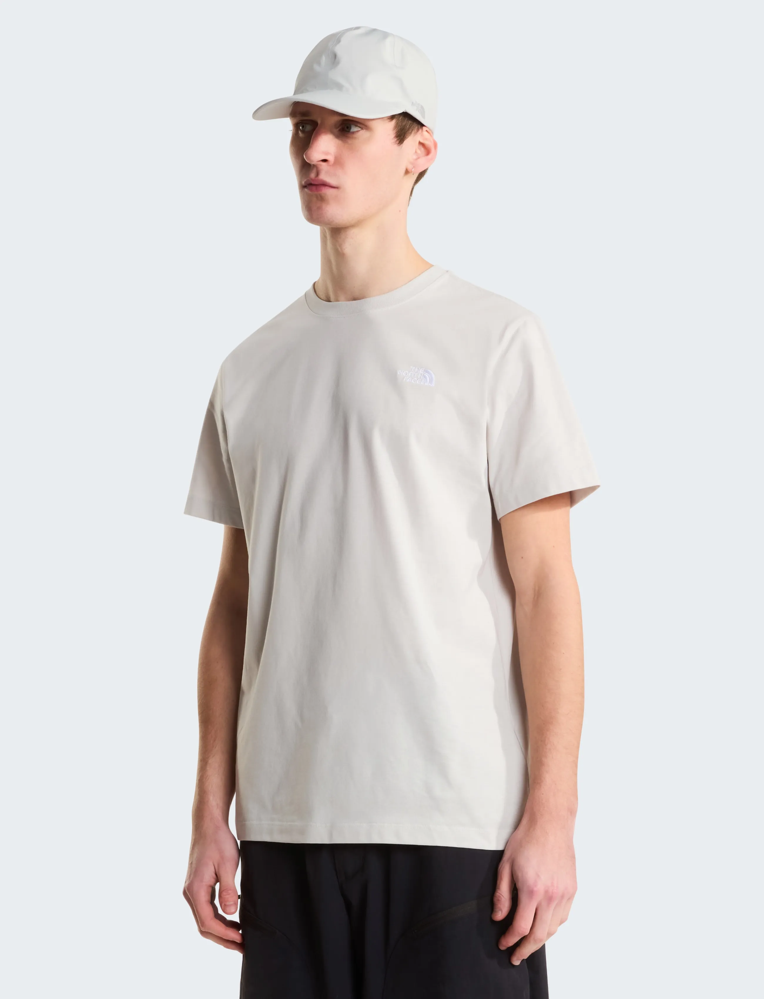 The North Face M EVOLUTION SIMPLE DOME REGULAR SHORT SL - Short-sleeved t-shirts - CUMULUS CLOUD / grey