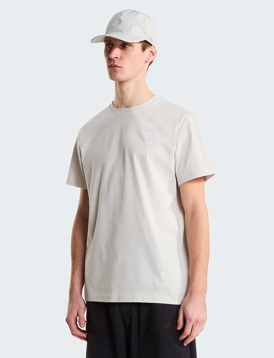 The North Face - M EVOLUTION SIMPLE DOME REGULAR SHORT SL - oberteile & t-shirts - cumulus cloud - 0
