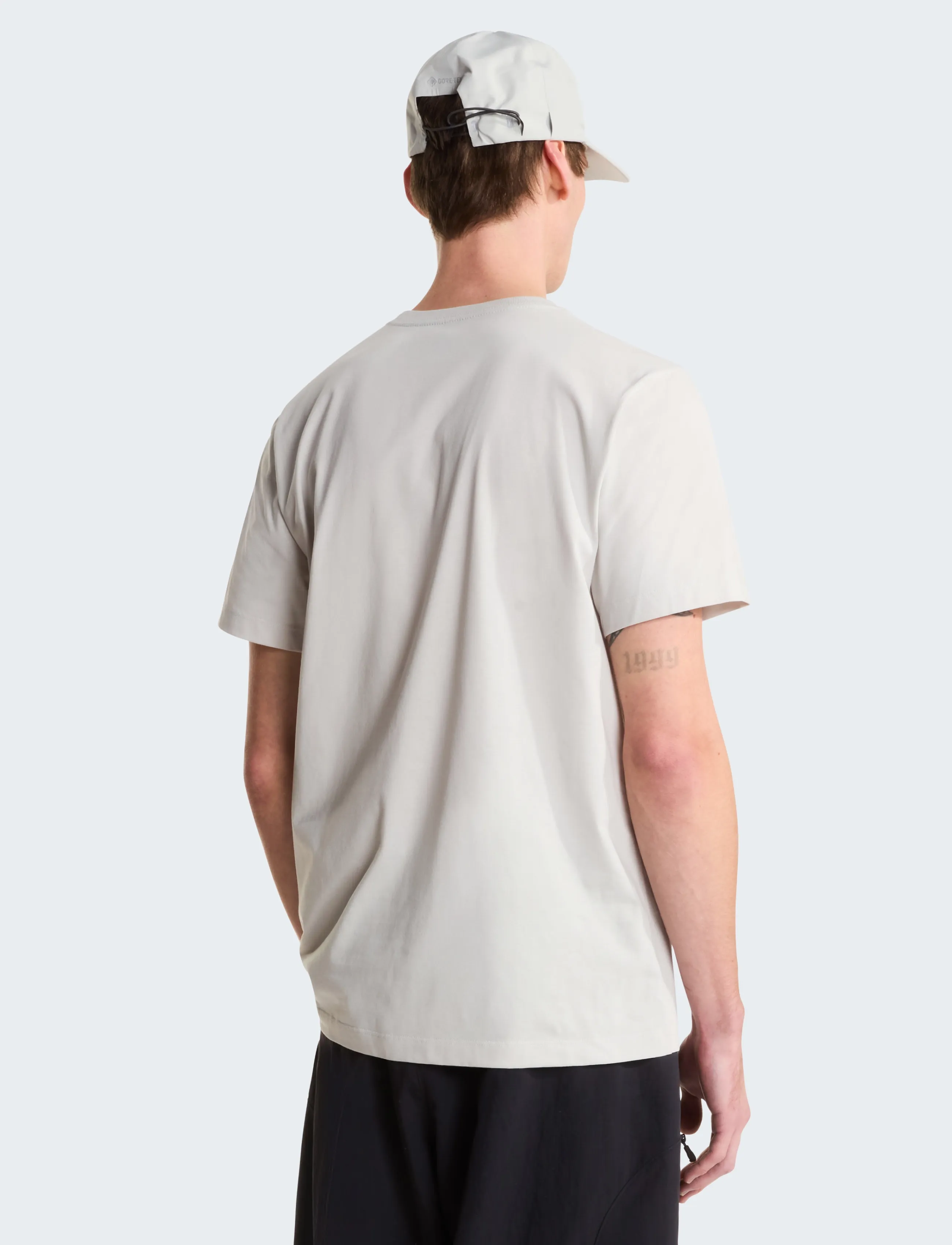 The North Face - M EVOLUTION SIMPLE DOME REGULAR SHORT SL - tops & t-shirts - cumulus cloud - 5